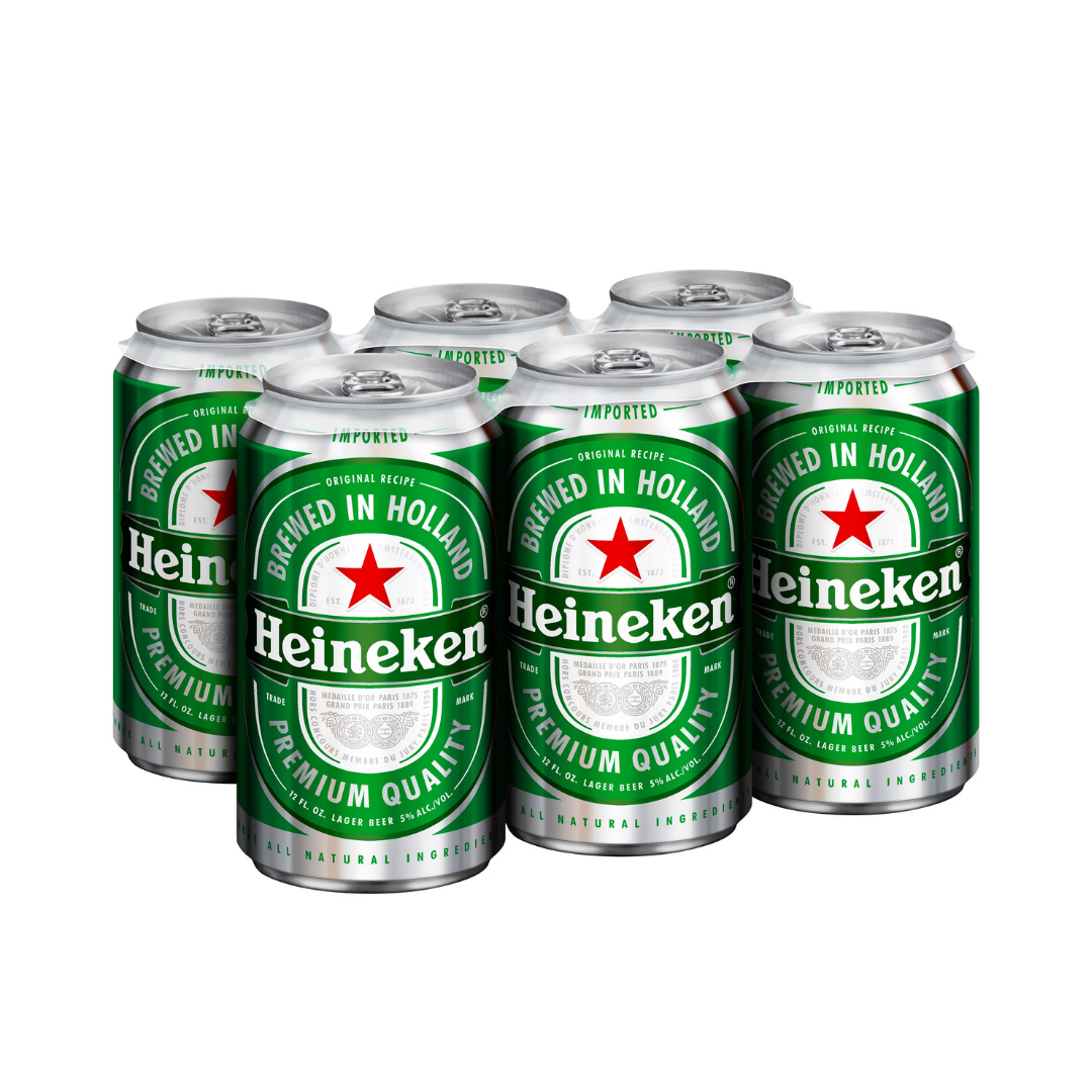 Heineken 6x12oz Cans
