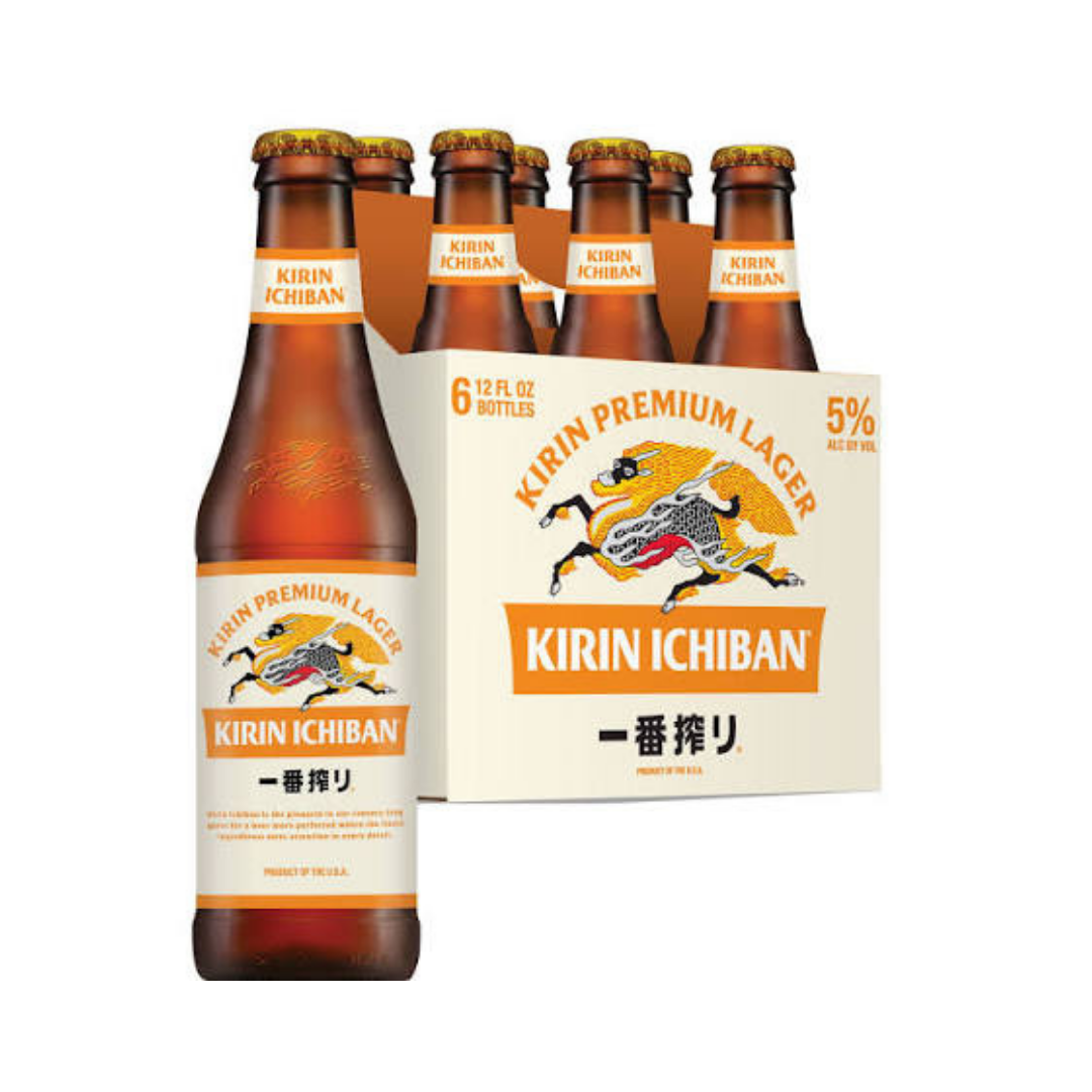 Kirin Ichiban Bottle 6x12oz Bottles