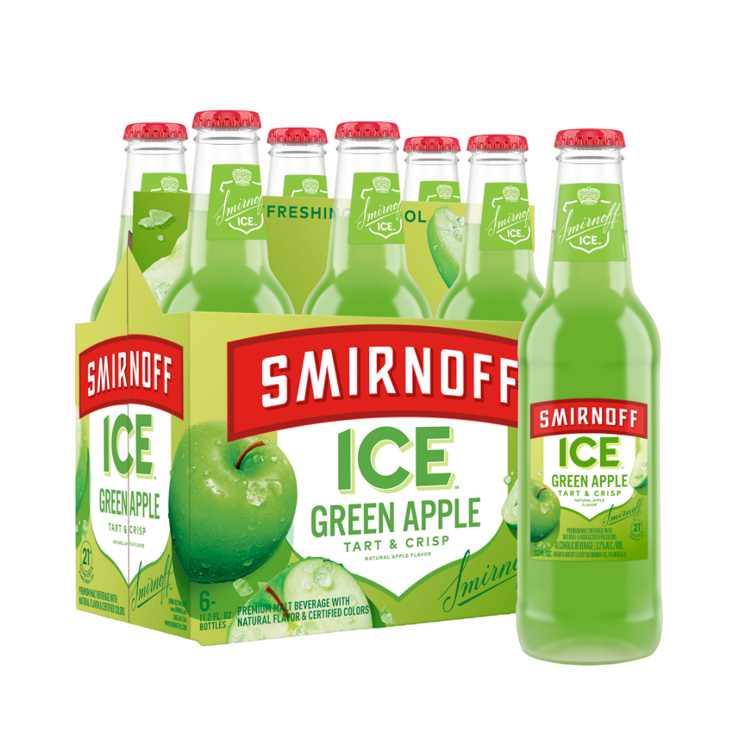 Smirnoff Ice Green Apple 6x11.2oz Bottles