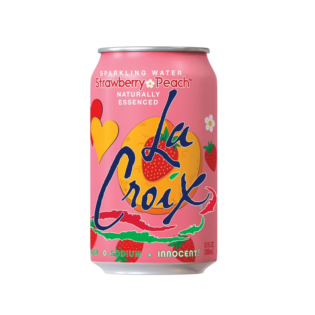 LaCroix Strawberry Peach 12oz