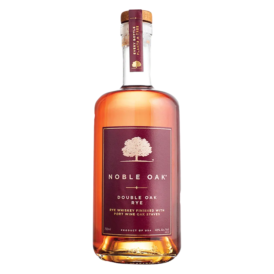 Noble Oak Double Oak American Rye Whiskey 750ml
