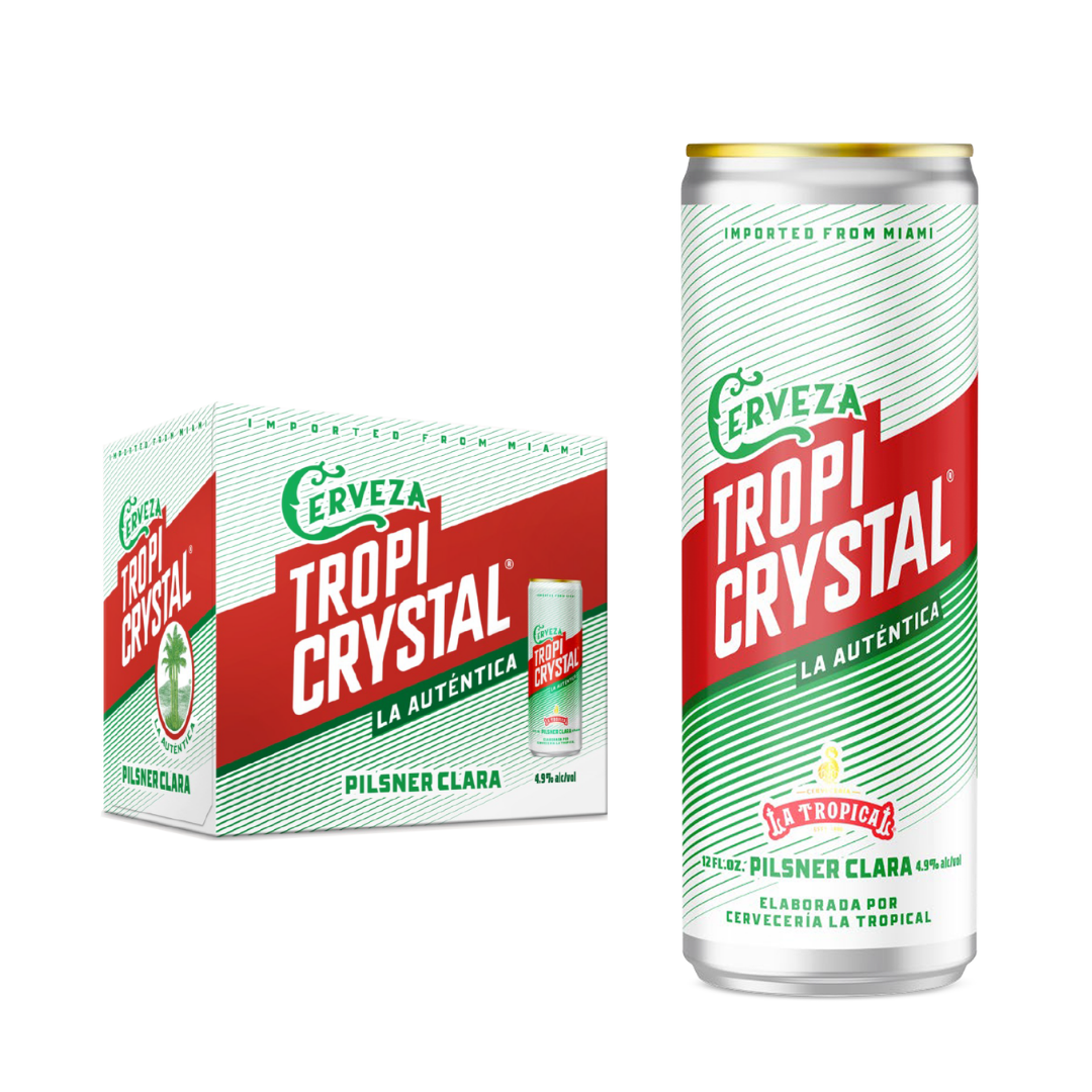Cerveza Tropi Crystal 6x12oz Cans