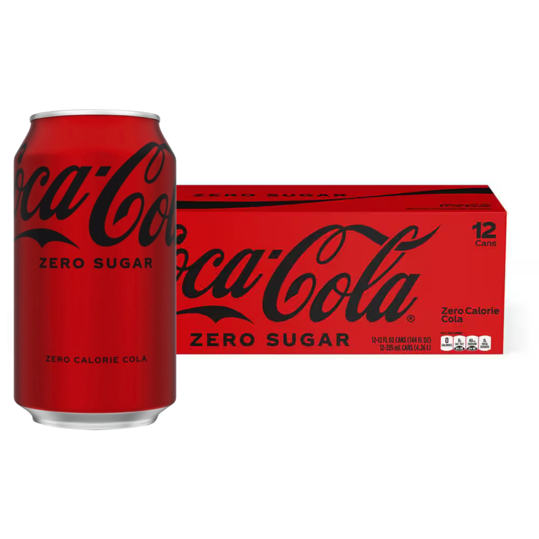 Coca Cola Zero Sugar 12x12oz Cans