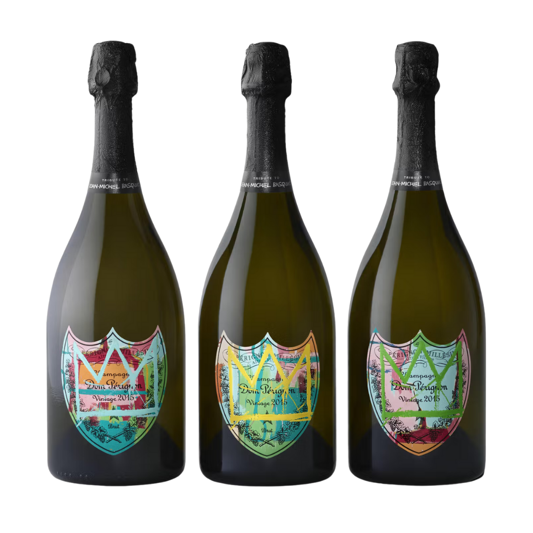 Dom Perignon Basquiat 2015 Set of 3 Bottles