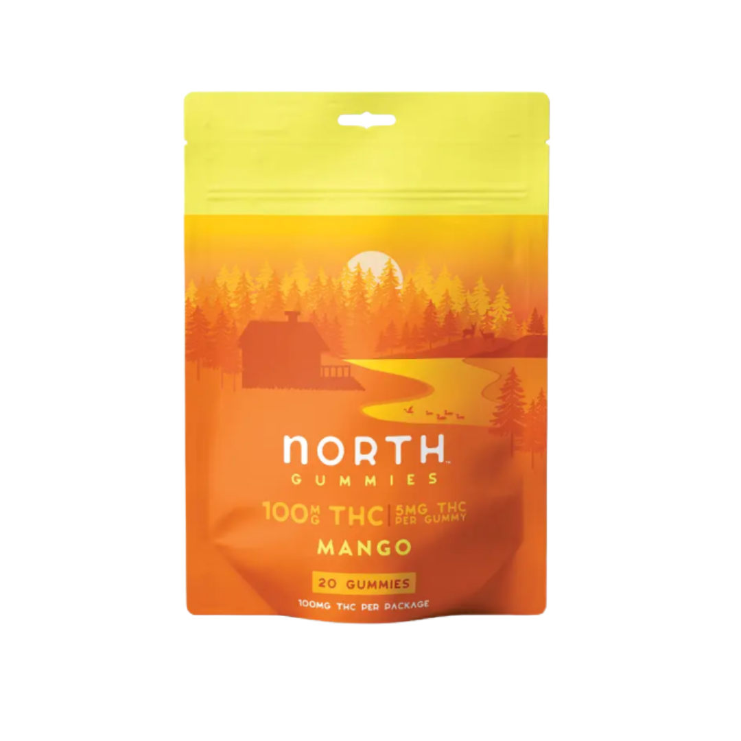 North Gummies 10mg THC Mango 20pc