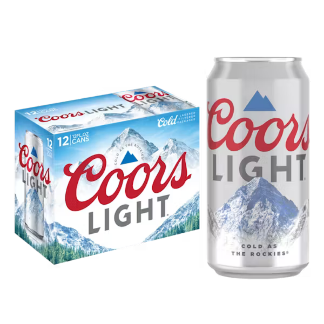 Coors Light 12x12oz Cans