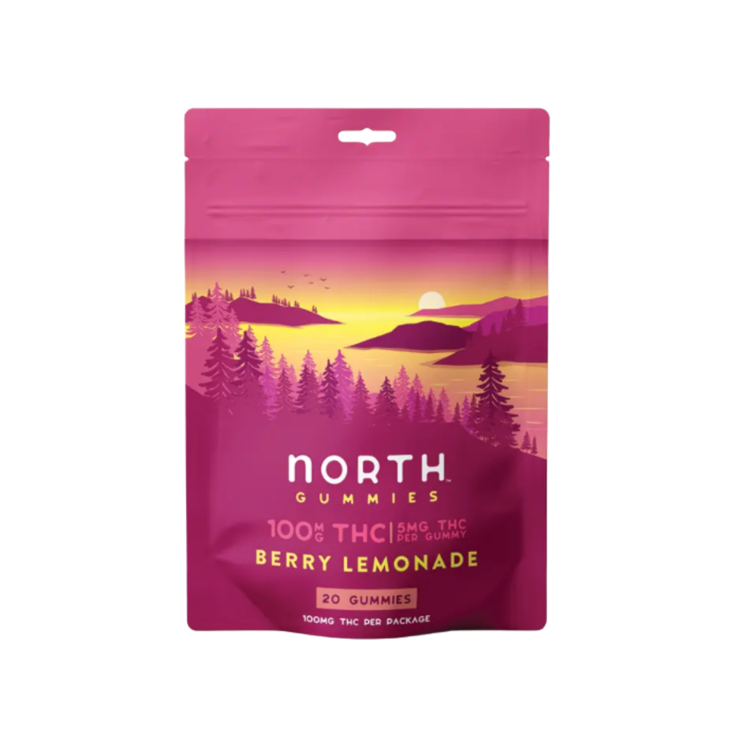 North Gummies 10mg THC Berry Lemonade 20pc