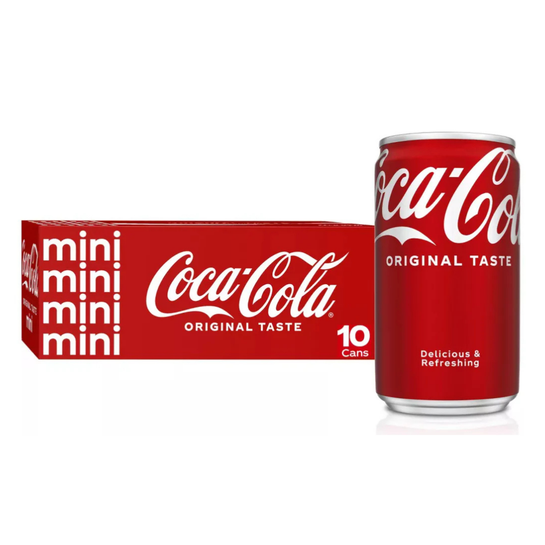 Coca Cola 10 Pack Mini Cans
