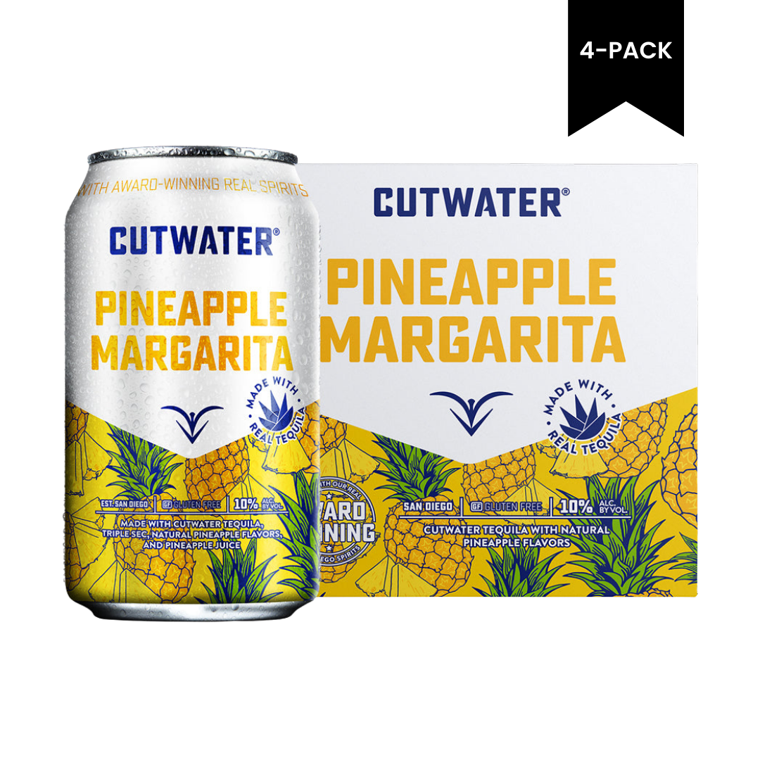 Cutwater Pineapple Margarita 4 x 355ml Cans