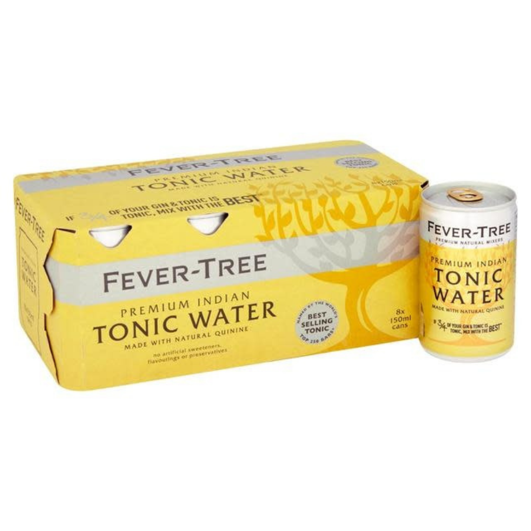 Fever Tree Indian Tonic Water 8x150ml Cans