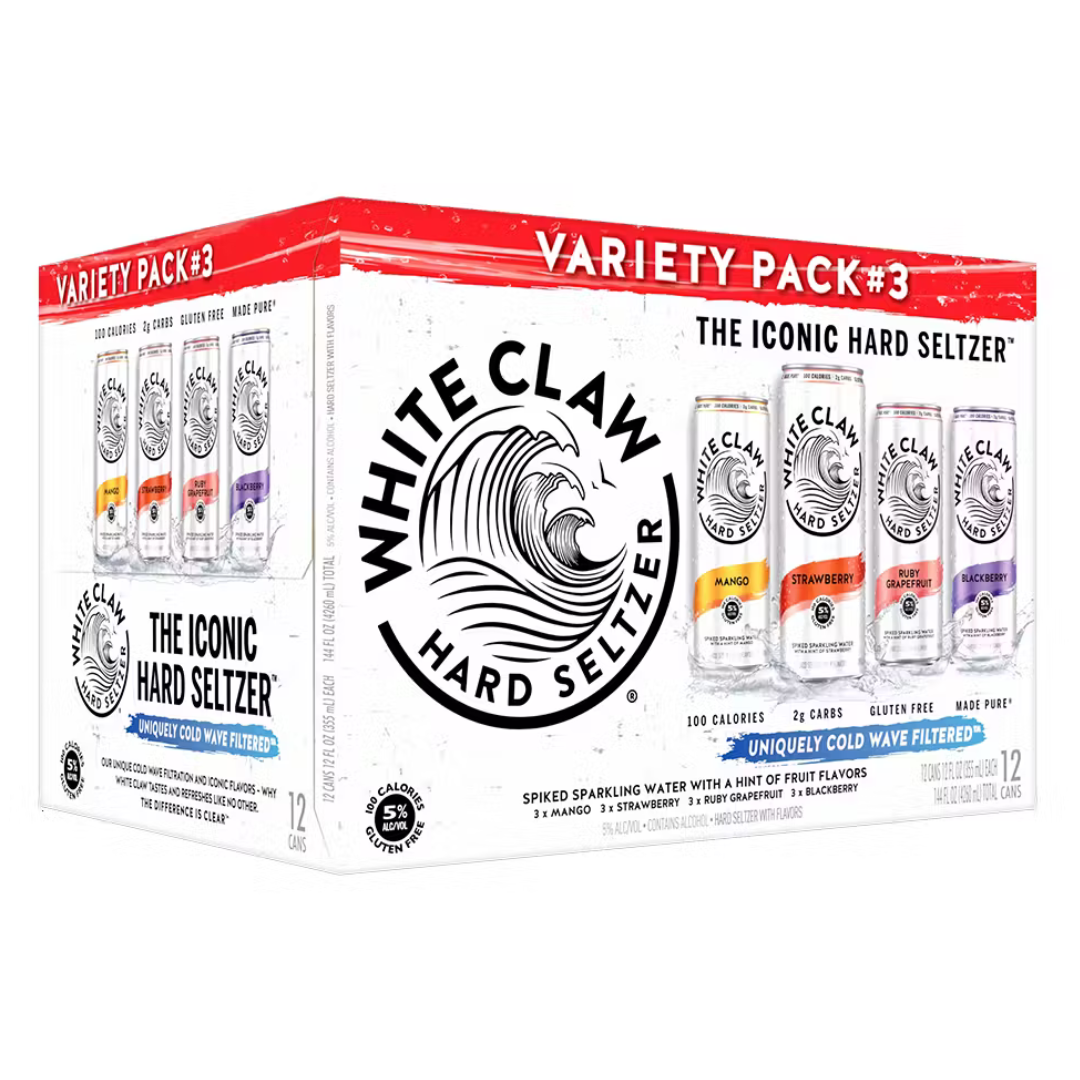 White Claw Variety Pack #3 12x12oz Cans