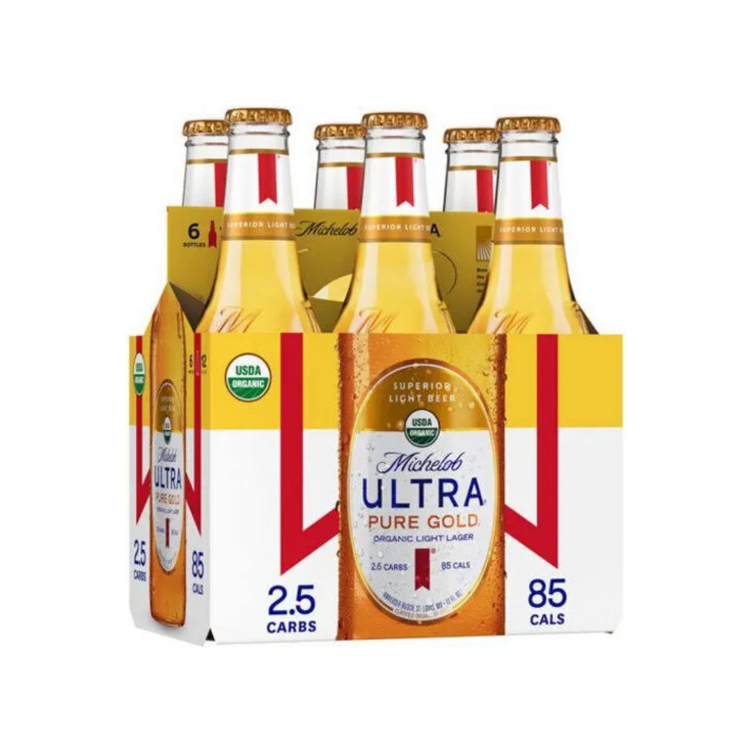 Michelob Ultra Pure Gold 6x12oz Bottles