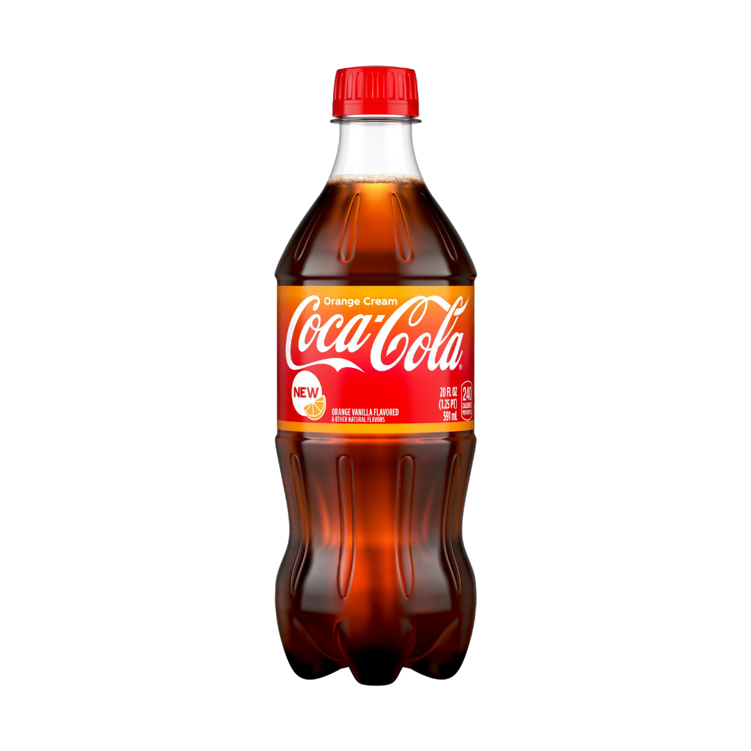 Cola Cola Orange Cream 20oz Bottle
