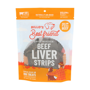 Billo's Best Friend Liver Strips For Dogs 4oz