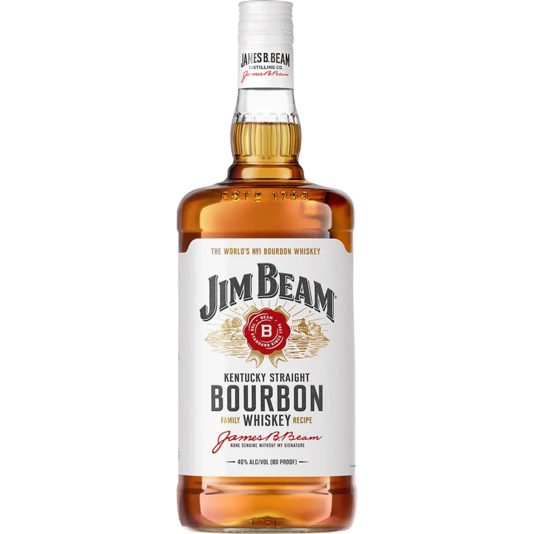 Jim Beam Kentucky Straight Bourbon Whiskey Pet 1.75L