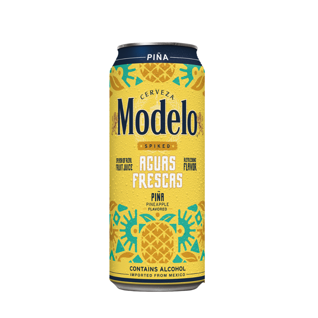 Modelo Aguas Frescas Pineapple 12oz Can