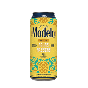 Modelo Aguas Frescas Pineapple 12oz Can