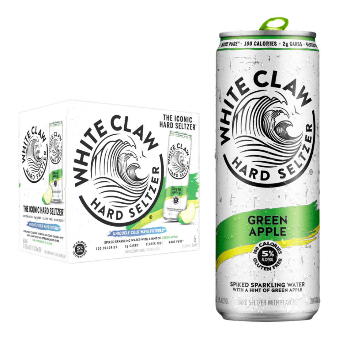 White Claw Green Apple 6x12oz Cans