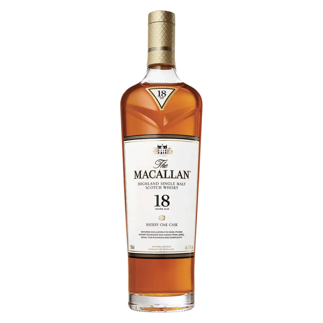 Macallan 18 Year Sherry Oak Single Malt Scotch 750ml