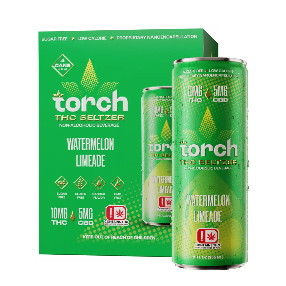 Torch Watermelon Limeade THC Seltzer 4x12oz Cans