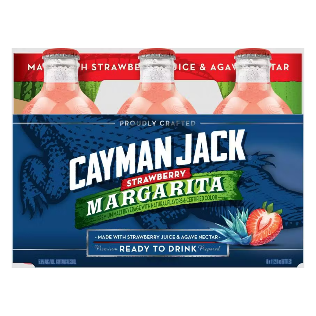 Cayman Jack Strawberry Margarita 6x12oz Bottles