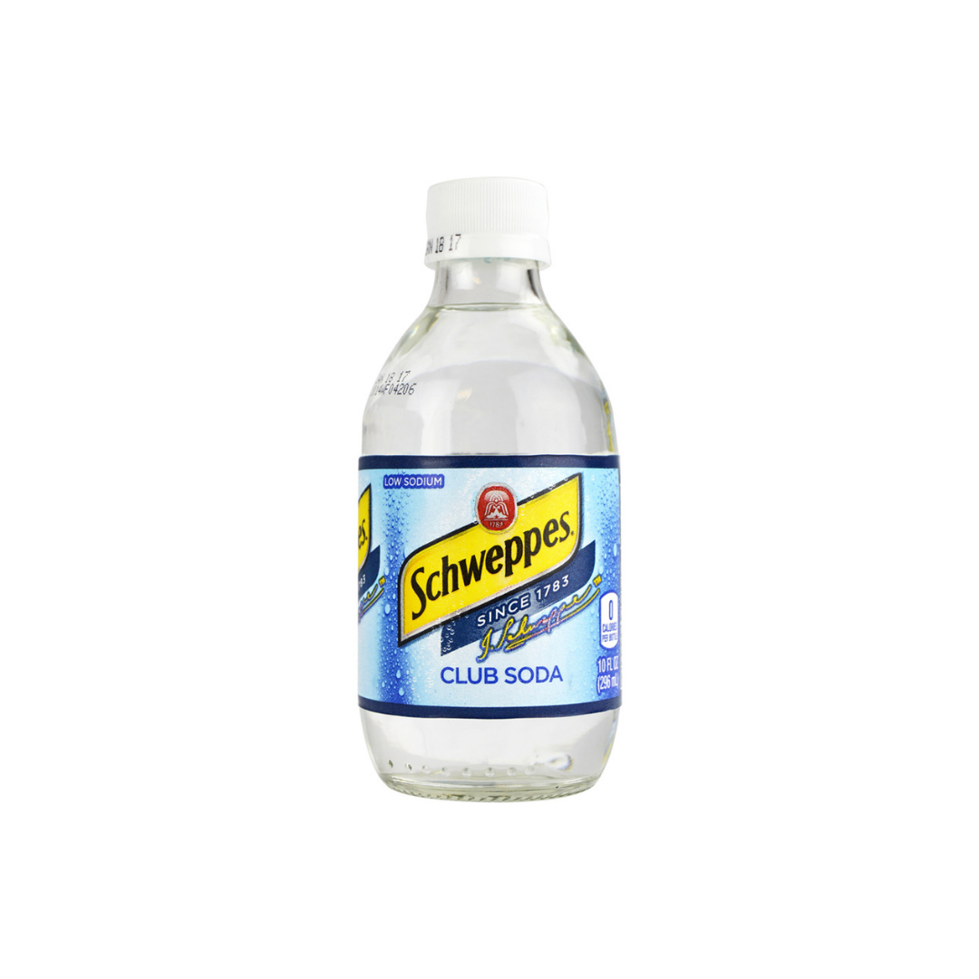 Schweppes Club Soda 10oz Bottle