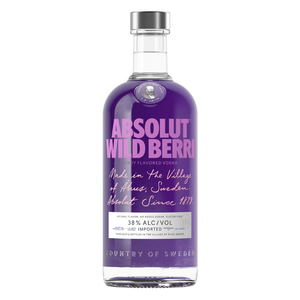 Absolut Wild Berri Vodka 750ml