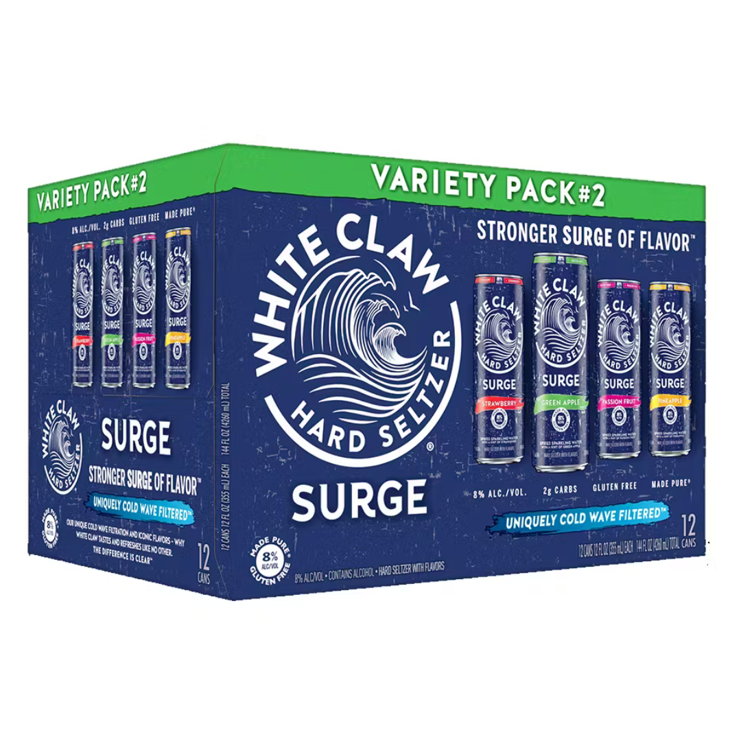 White Claw Surge Variety Pack #2 12x12oz Cans