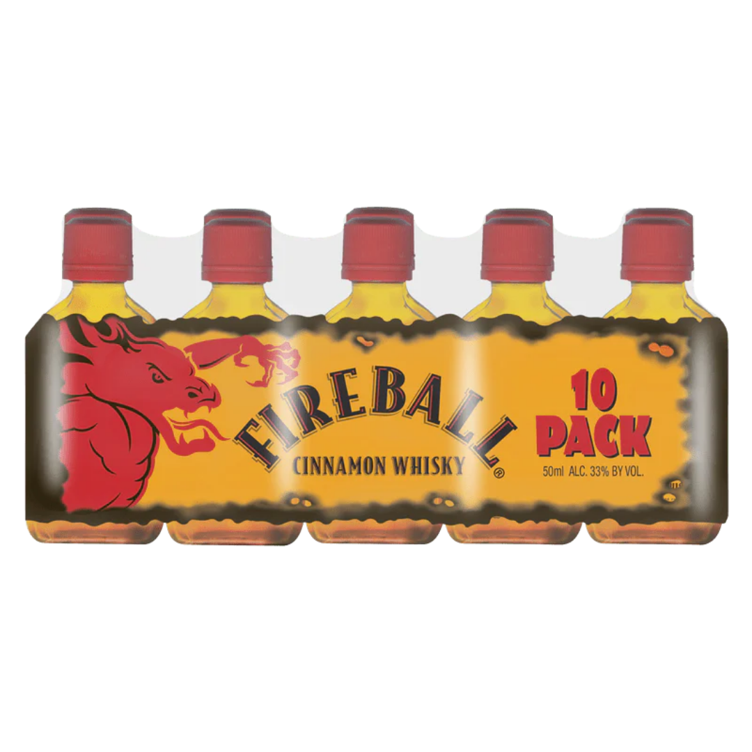 Fireball Whiskey 10-Pack Minis