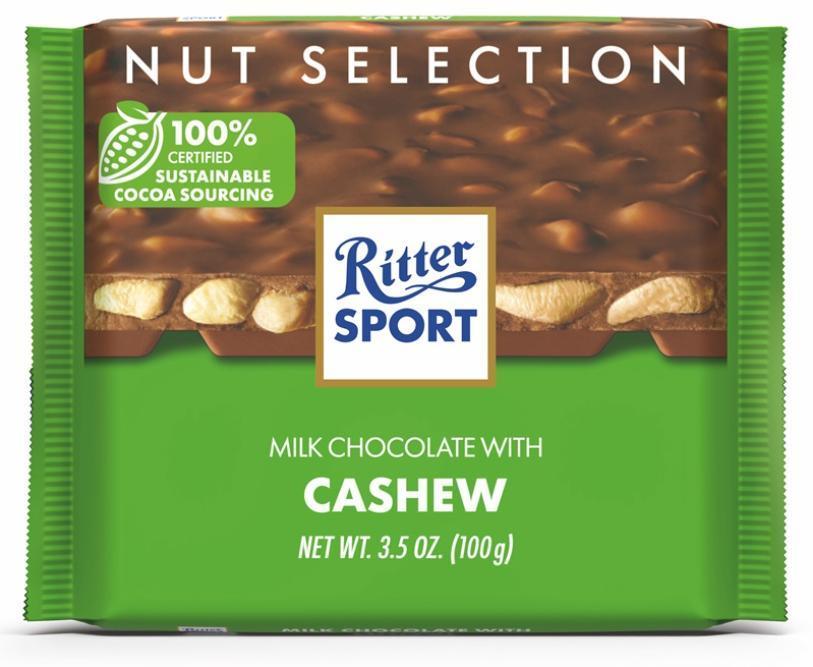 Ritter Sport Nut Selection Cashew 3.5oz