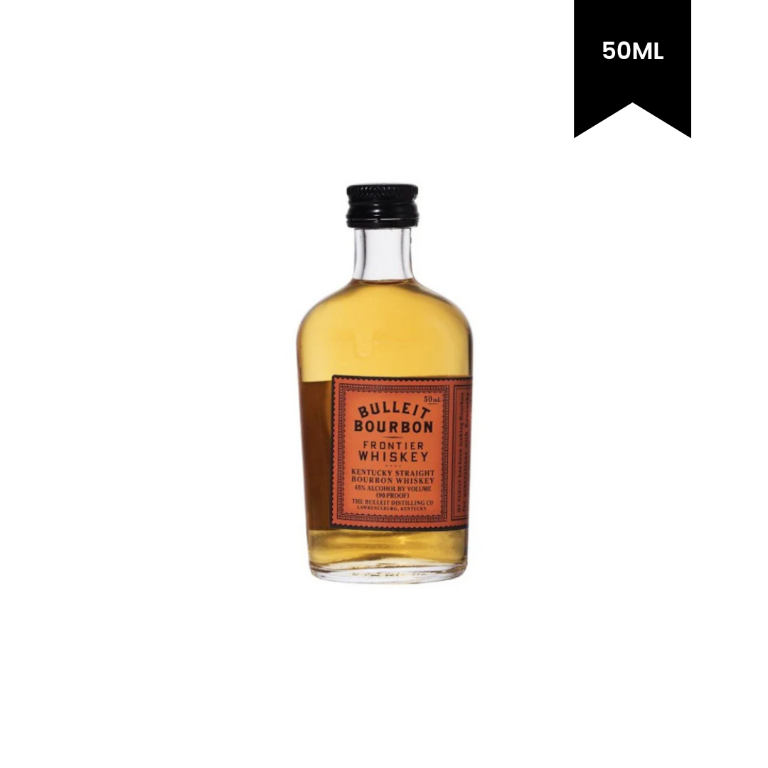 Bulleit Straight Bourbon Whiskey Frontier 6 Year 50ml