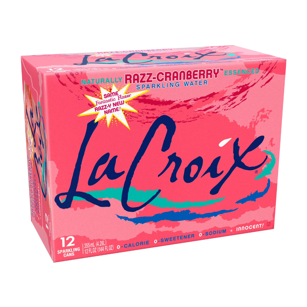LaCroix Razz Cranberry 12x12oz Cans