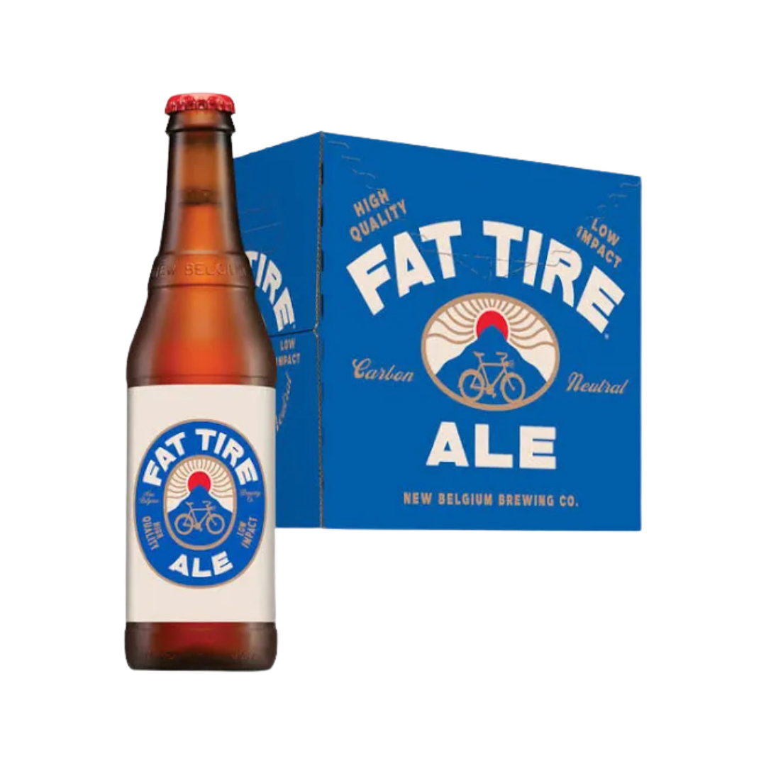 New Belgium Fat Tire Ale 12x12oz Bottles