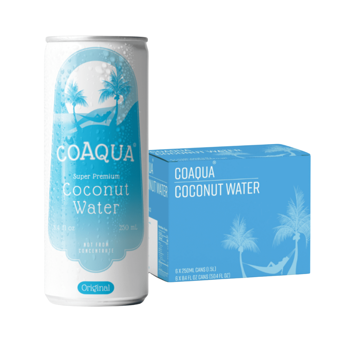 Coaqua Coconut Water 6x8.4oz Cans