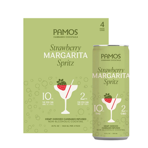 Pamos Strawberry Margarita Spritz 4x12oz Cans