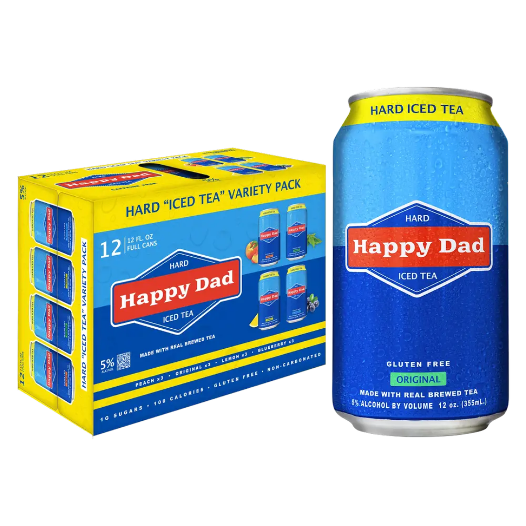 Happy Dad Hard Iced Tea Variety (12oz x 12-pack)