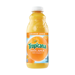 Tropicana Orange Juice No Pulp 32oz Bottle