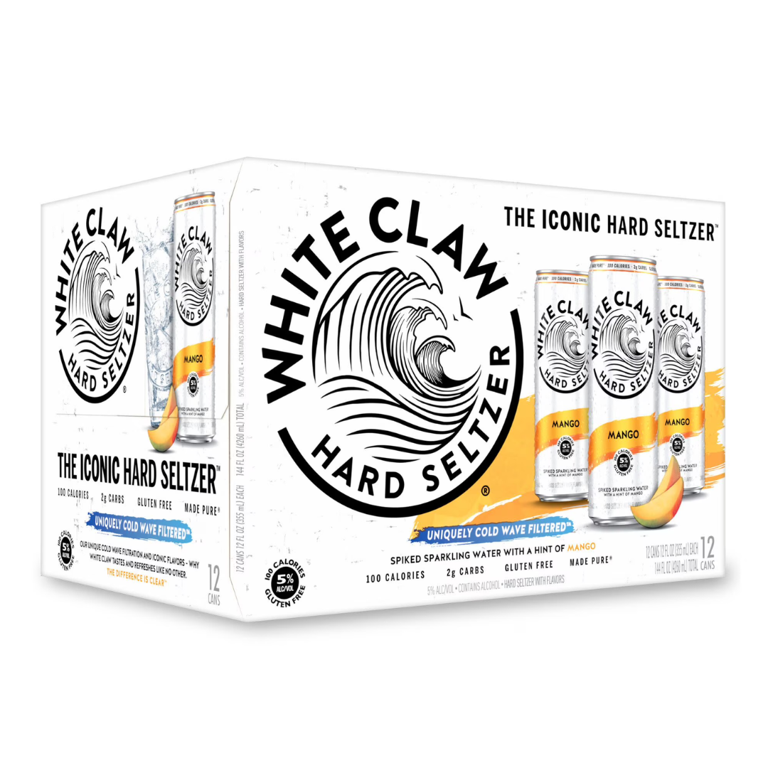 White Claw Mango 12x12oz Cans