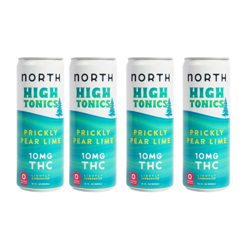 North Prickly Pear Lime THC 10mg 12oz Can
