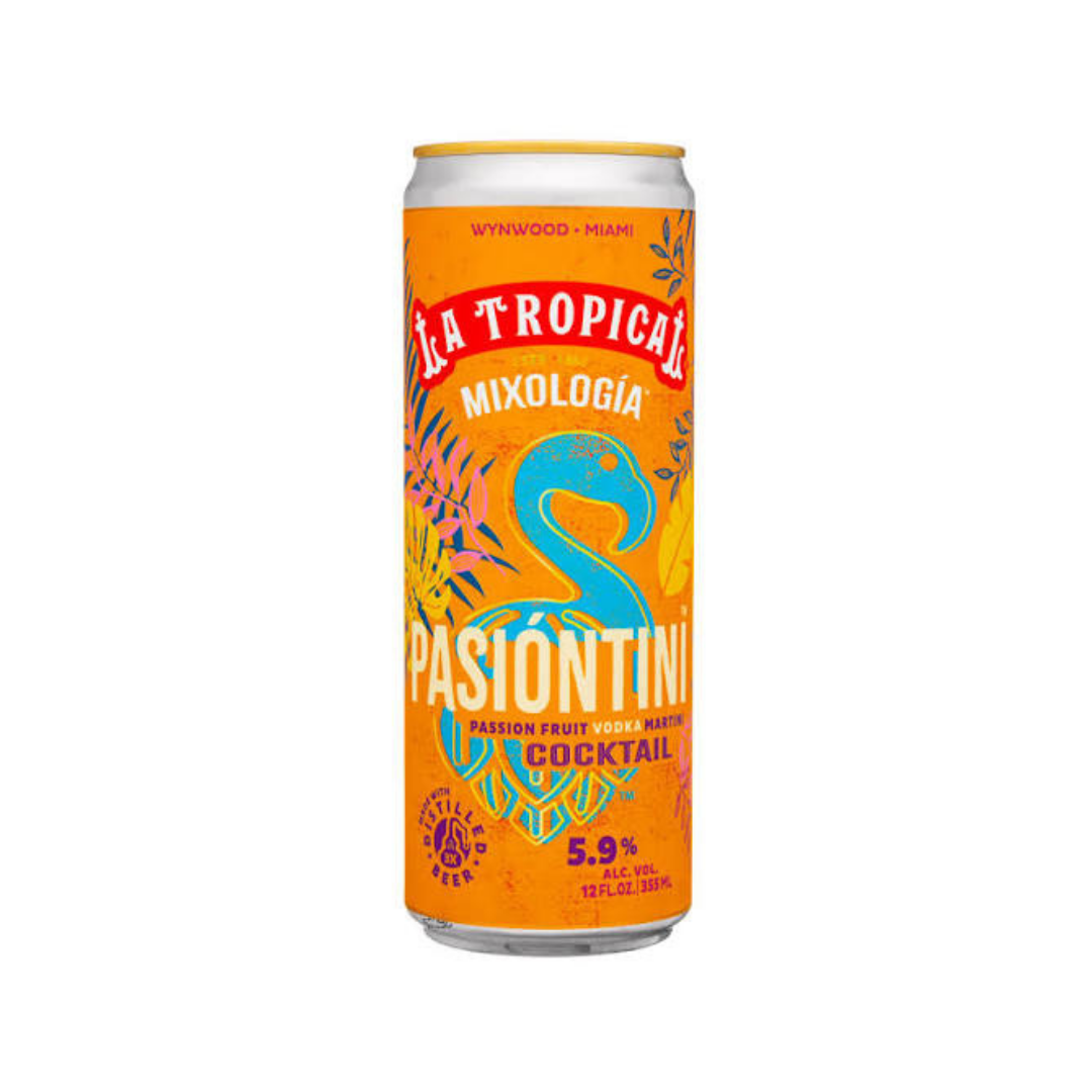 La Tropical Mixologia Passion Fruit Cocktail 12oz Can