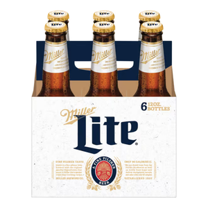 Miller Lite 6x12oz Bottles