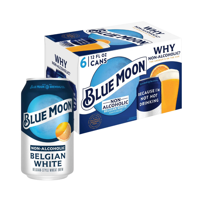 Blue Moon Belgian White Non-Alcoholic 12oz Can