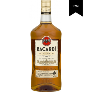 Bacardi Gold Rum Glass 1.75L