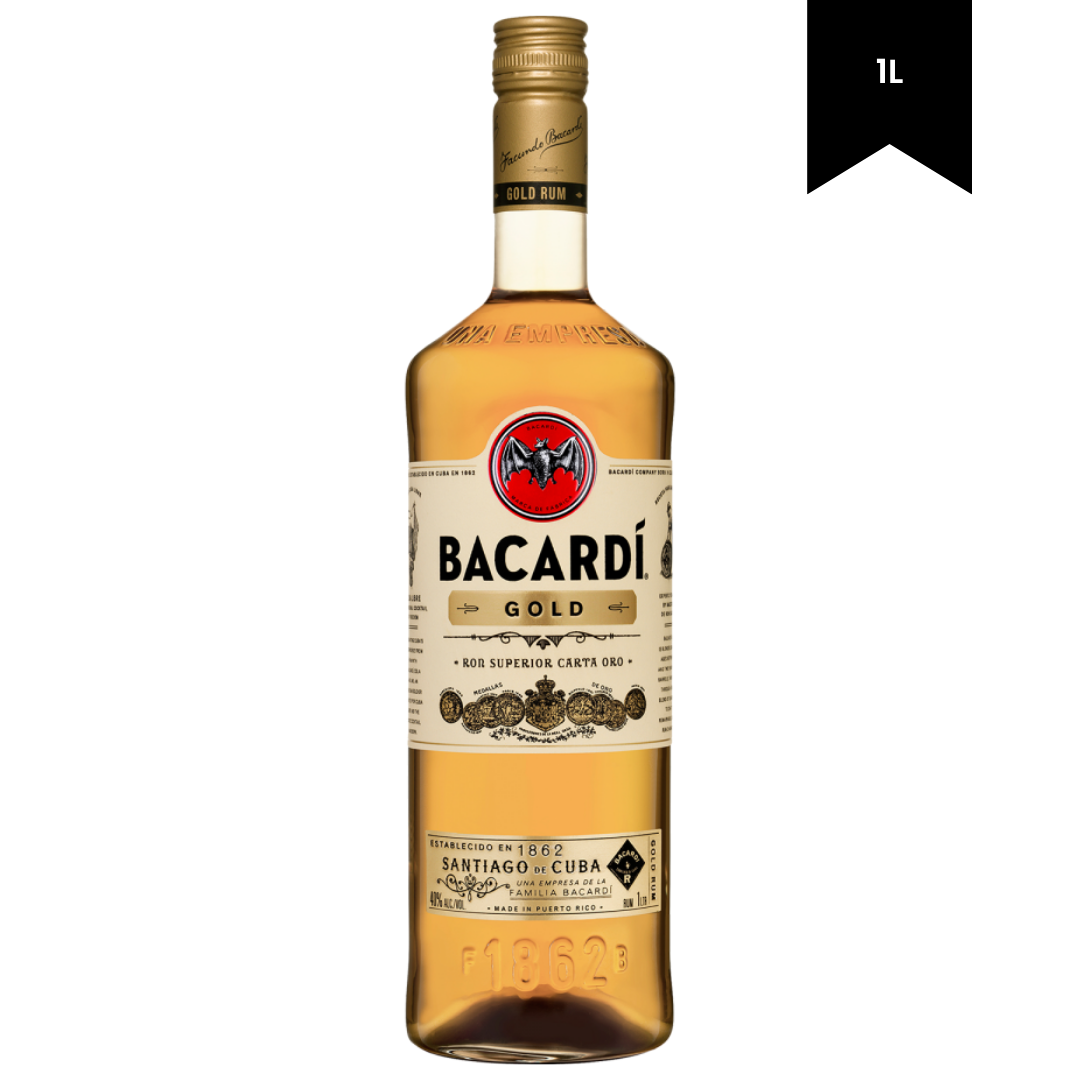 Bacardi Gold Rum 1L