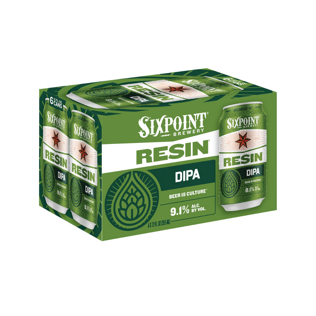 Sixpoint Resin DIPA 6x12oz Cans