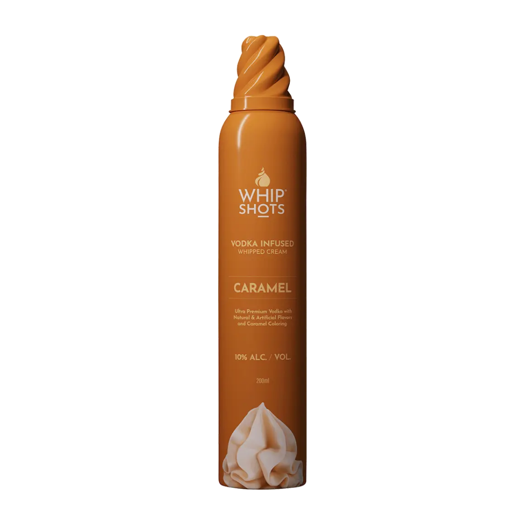 Whip Shots Caramel Vodka Infused Whipped Cream 200ml
