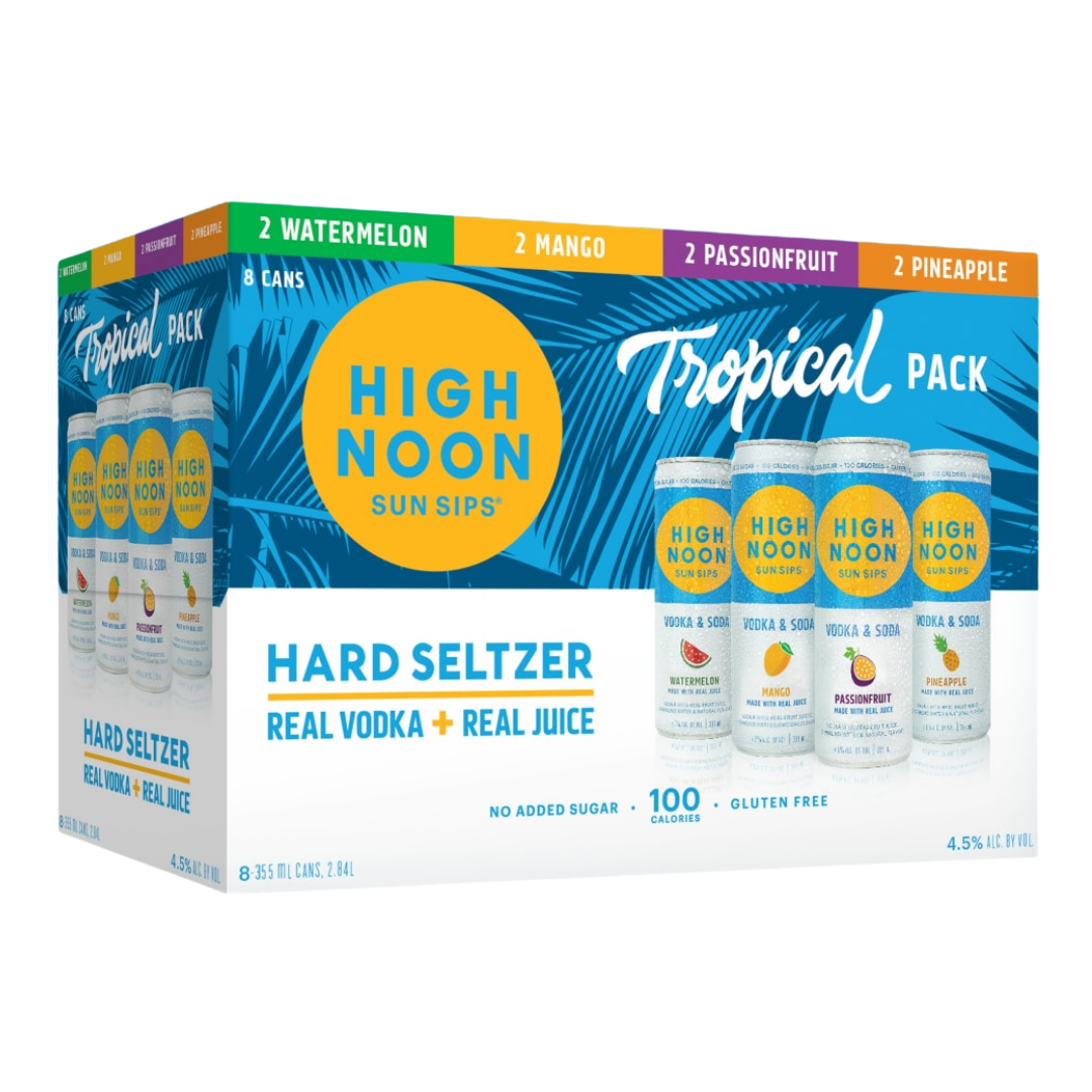 High Noon Tropical 8x12oz Cans