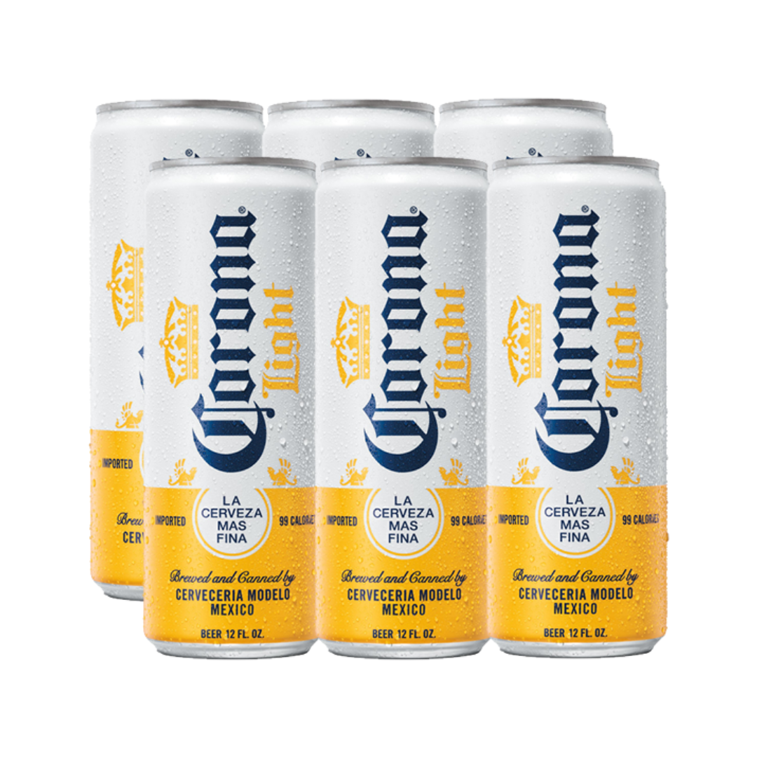 Corona Light 6x12oz Cans