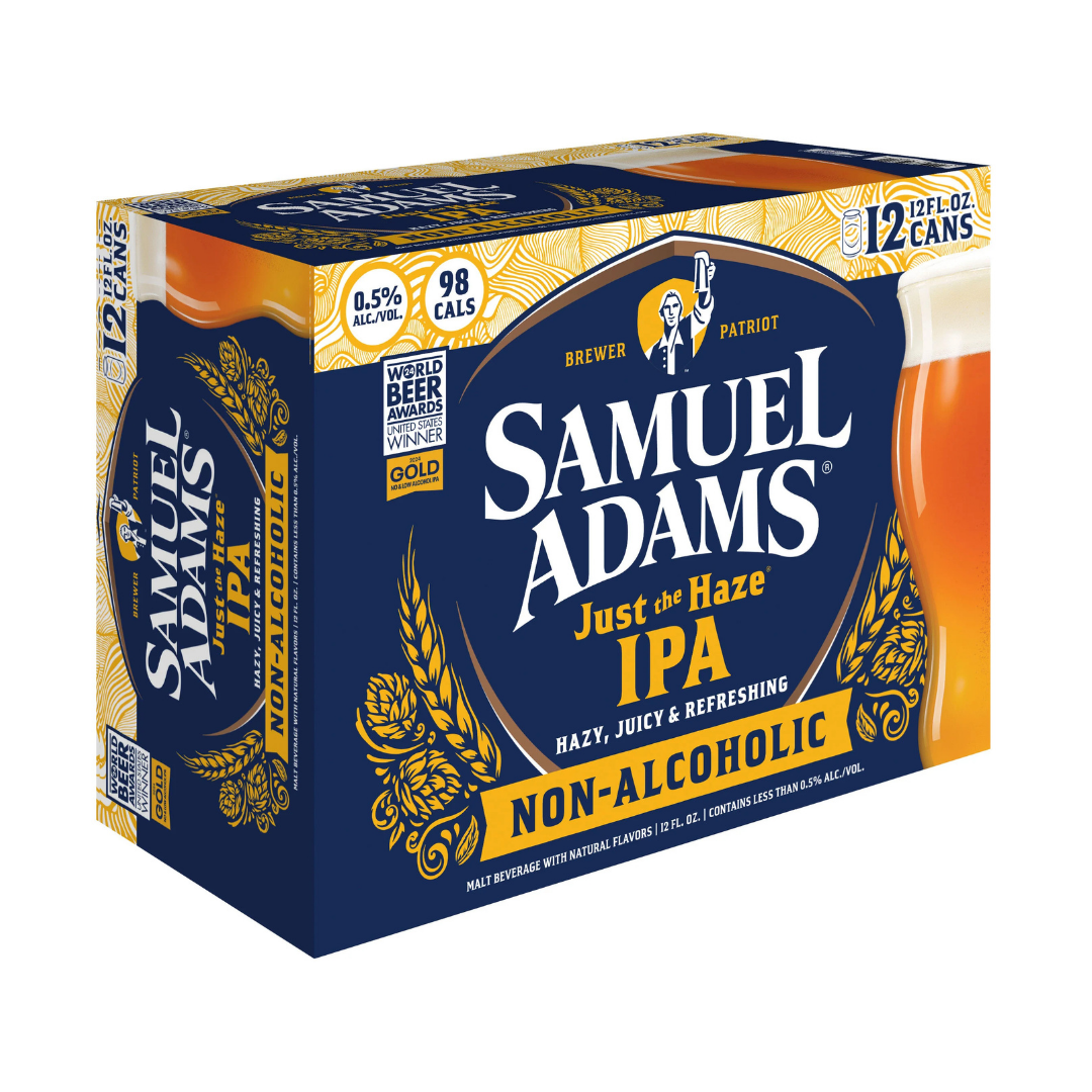Samuel Adams Just the Haze IPA Non-Alcoholic 12oz Can