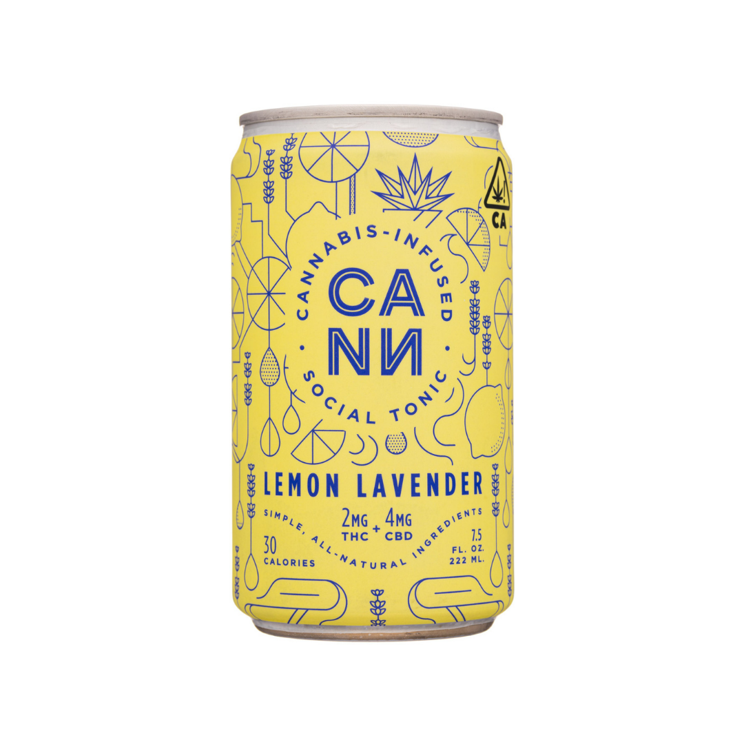 Cann Lemon Lavender Social Tonic 8oz Can